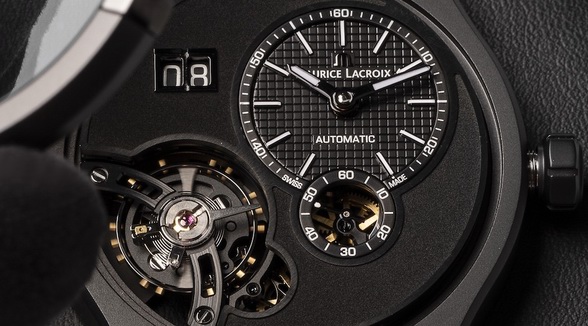 艾美表全新AIKON系列Master Grand Date黑色款腕表，尽展时尚风格