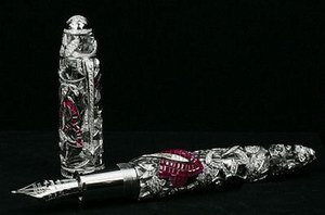 【盘点】世界上最奢侈的钢笔：世界十大天价钢笔