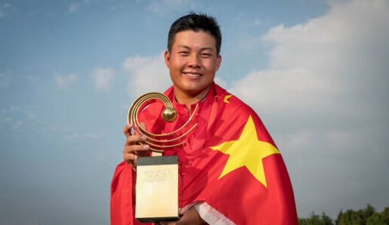 比音勒芬祝贺中国健儿林钰鑫在亚太业余锦标赛再折桂冠