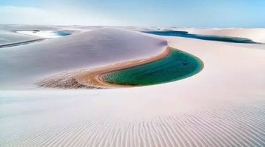 你见过水比沙子还要多的沙漠吗？巴西千湖沙漠:有鱼还有虾 