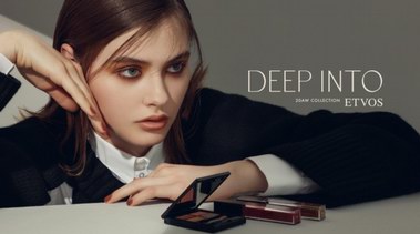 日本天然矿物彩妆品牌ETVOS 2020年秋冬彩妆系列「DEEP INTO」打造至潮复古烟熏妆容
