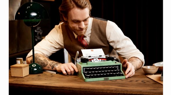 全新乐高®IDEAS打字机上市，敲敲敲有趣！
