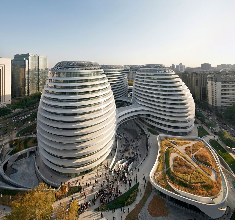 Zaha Hadid 在北京开启新未来主义奢华商业中
