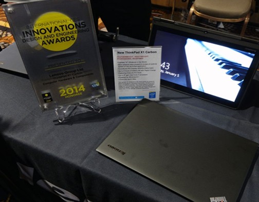 ThinkPad New X1 Carbon荣获2014CES立异妄想与工程奖【数码&手机】风气中国网