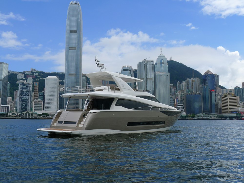 亚诺Prestige 750豪华游艇在香港皇家游艇会举办亚太区首发式