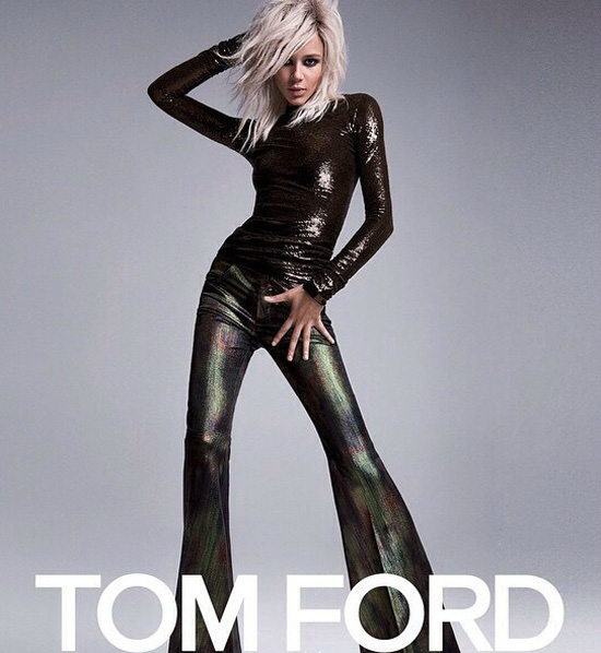超模Daphne Groeneveld与Binx Walton性感代言Tom Ford 2015春夏广告大片 