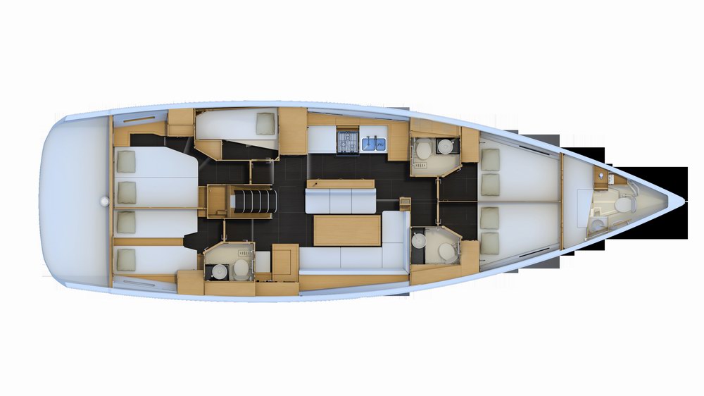 亚诺豪华帆船最新型号JEANNEAU 54问世
