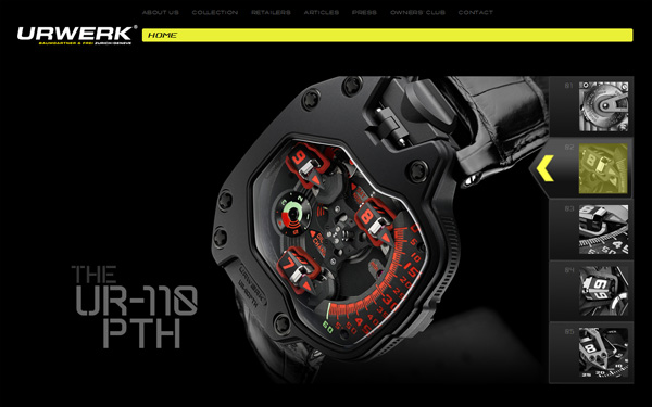 瑞士腕表品牌Urwerk 推出全新版升级网站