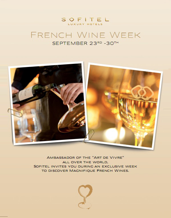 索菲特酒店举办法国葡萄酒周 庆祝金秋葡萄丰收季