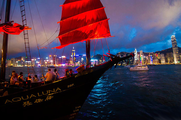 中式帆船张保仔展开「维港探索之旅」