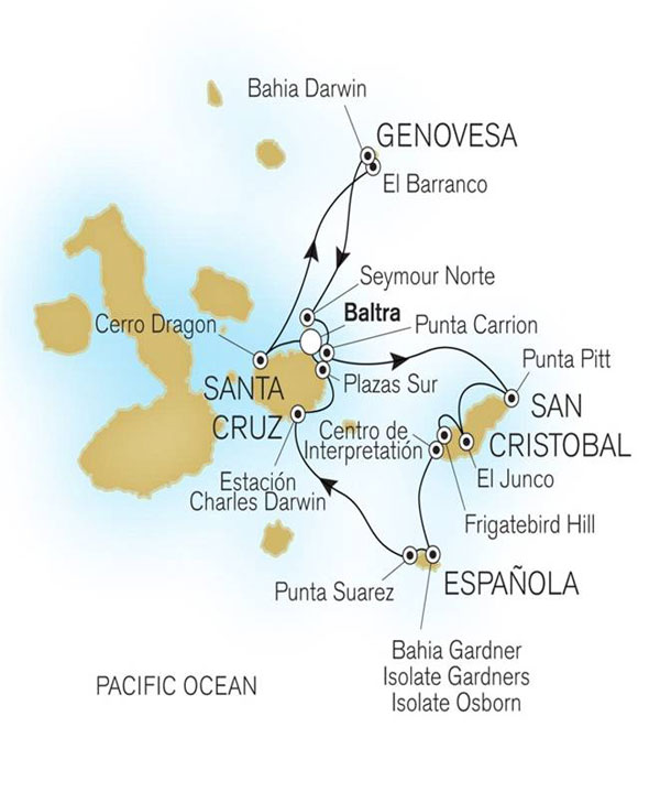 银海邮轮加拉帕戈斯群岛10天9晚探索之旅