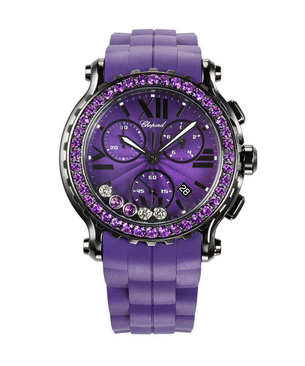 Chopard紫色时尚 彰显冬日奢华耀眼