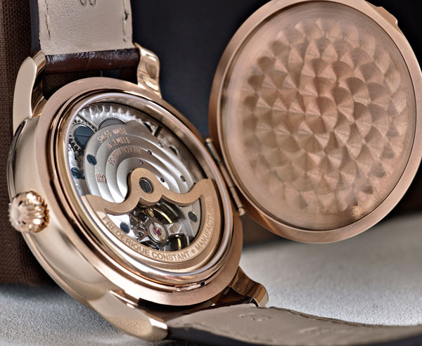 康斯登典雅自家机芯月相系列腕表