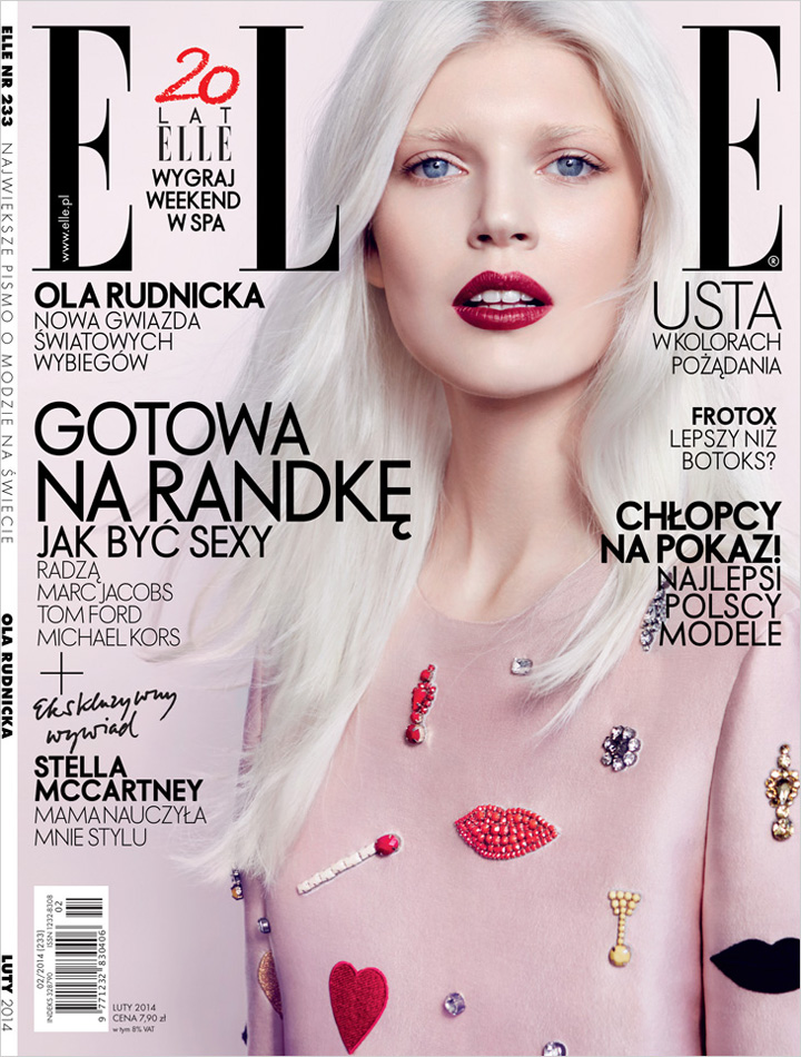 Ola Rudnicka《Elle》波兰版2014年2月号