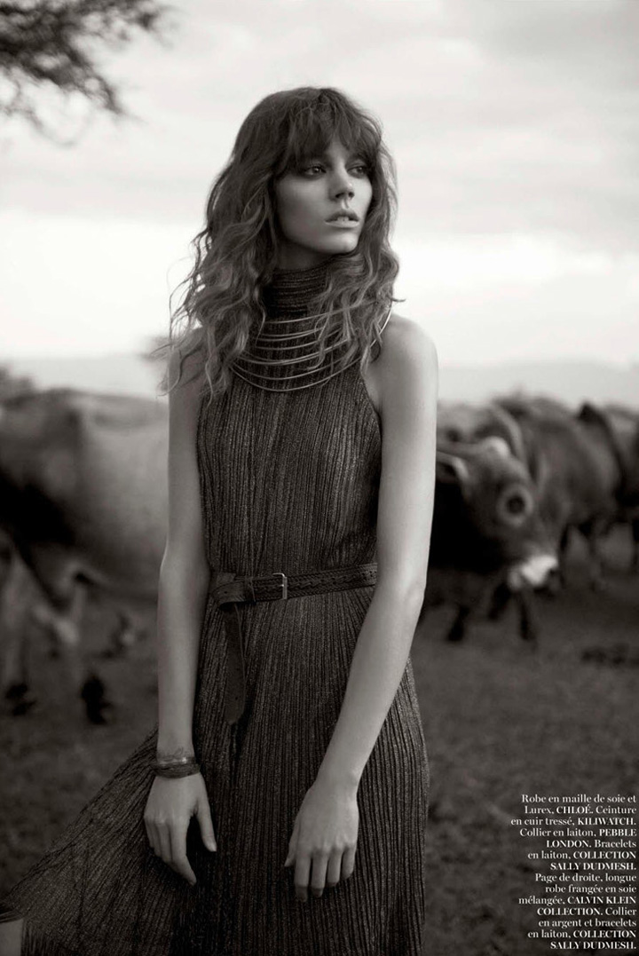 Freja Beha Erichsen《Vogue》法国版2014年4月号