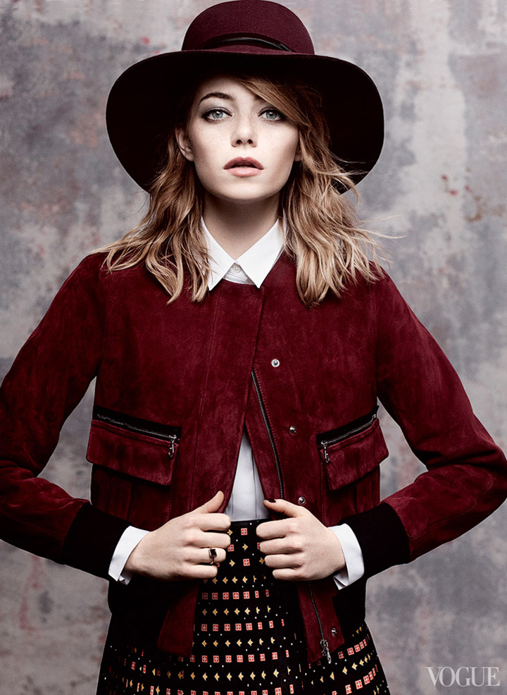 Emma Stone《Vogue》美国版2014年5月号