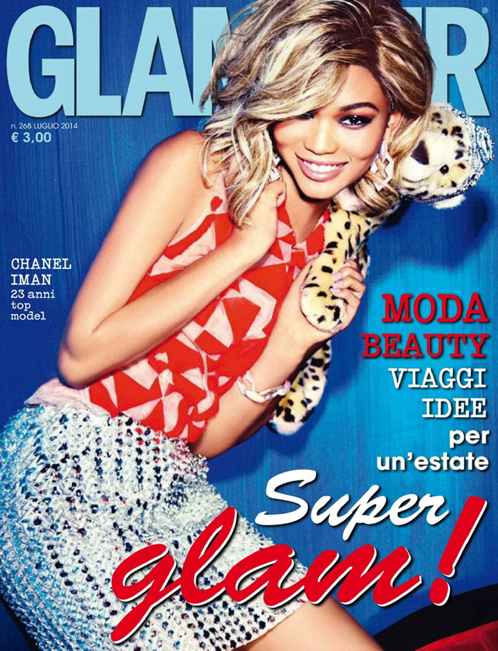 Chanel Iman《Glamour》意大利版2014年8月号