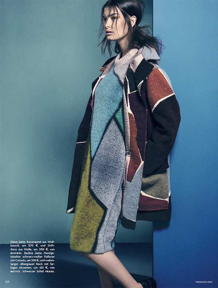 Ophelie Guillermand《Vogue》德国版2014年7月号