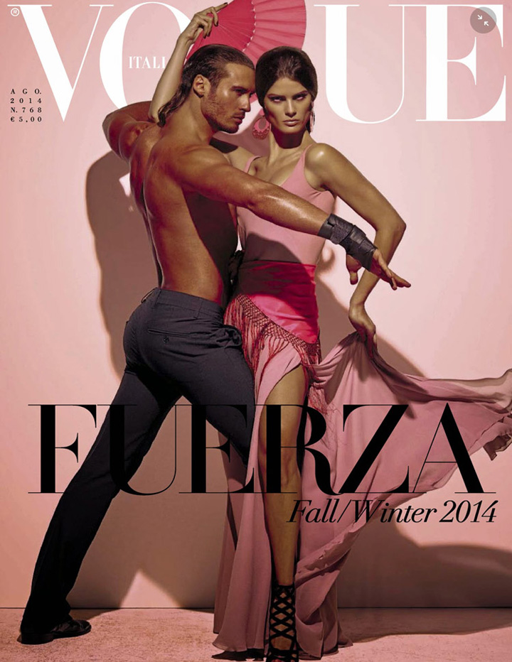 Isabeli Fontana《Vogue》意大利版2014年8月号