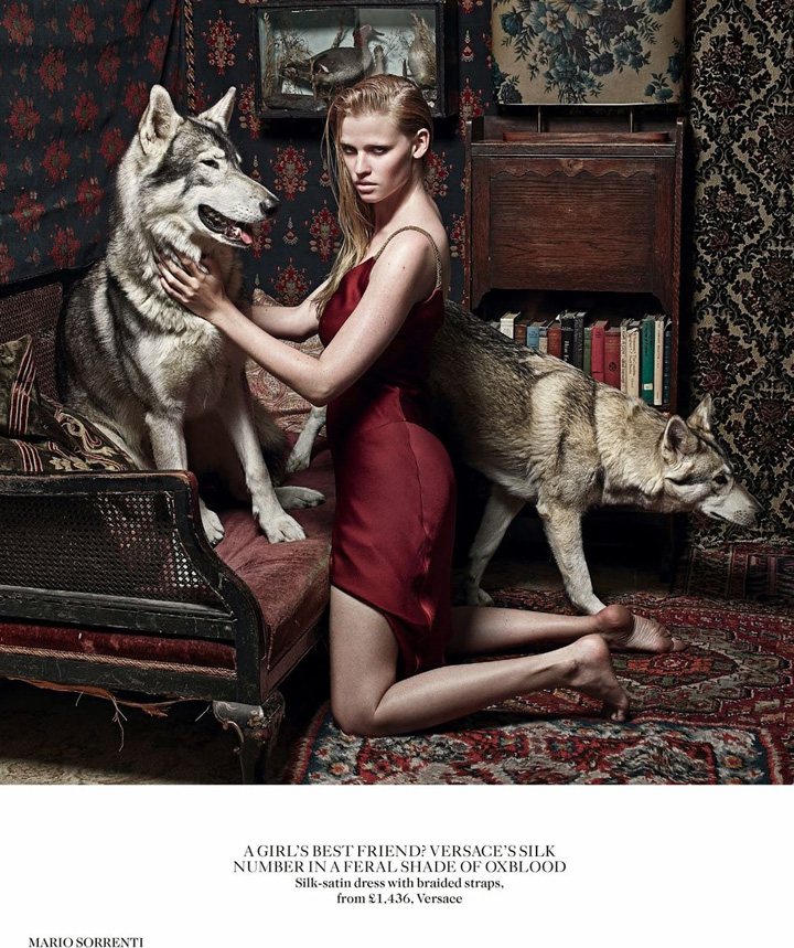 Lara Stone《Vogue》英国版2014年9月号