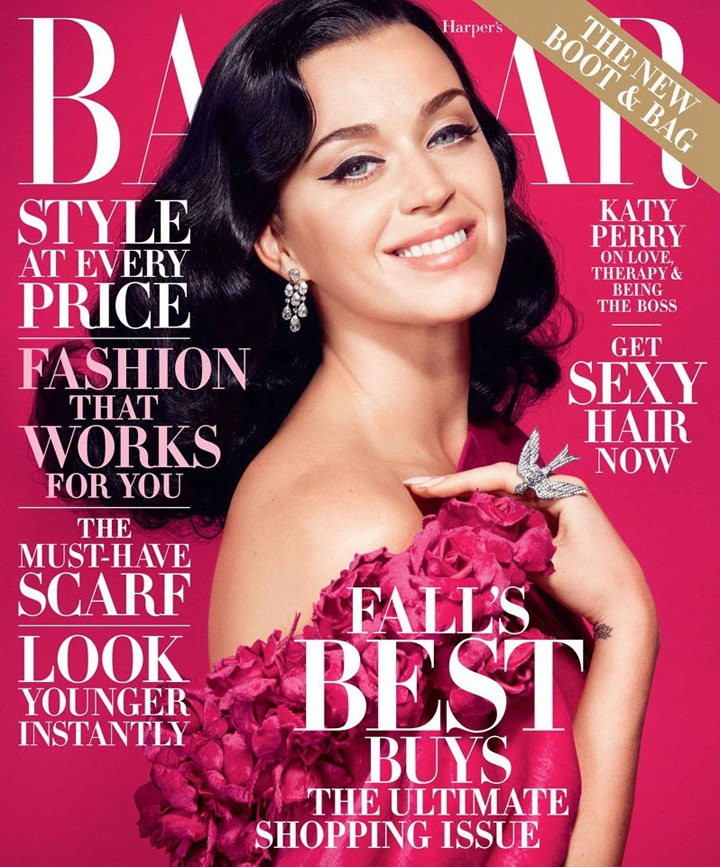 Katy Perry《Harper’s Bazaar》美国版2014年10月号