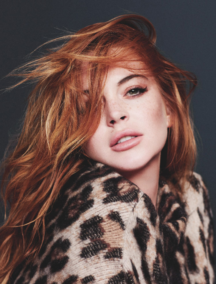 Lindsay Lohan《Wonderland》2014年10月号