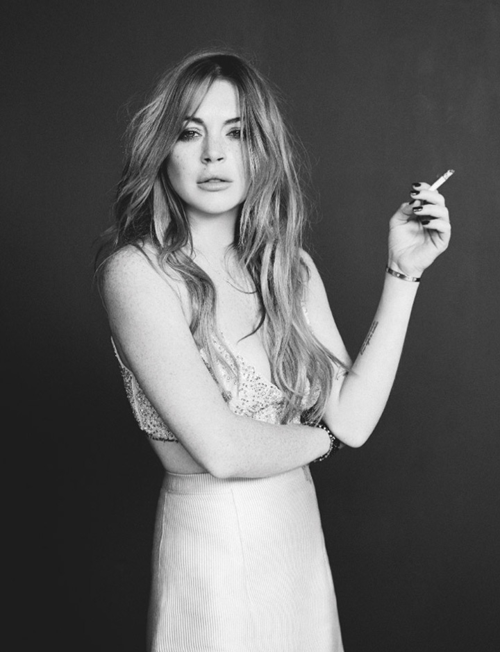 Lindsay Lohan《Wonderland》2014年10月号