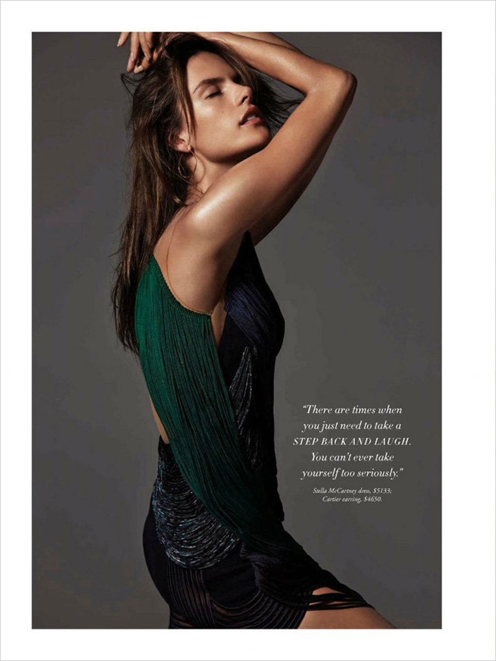 Alessandra Ambrosio《Harper’s Bazaar》澳洲版2014年10月号