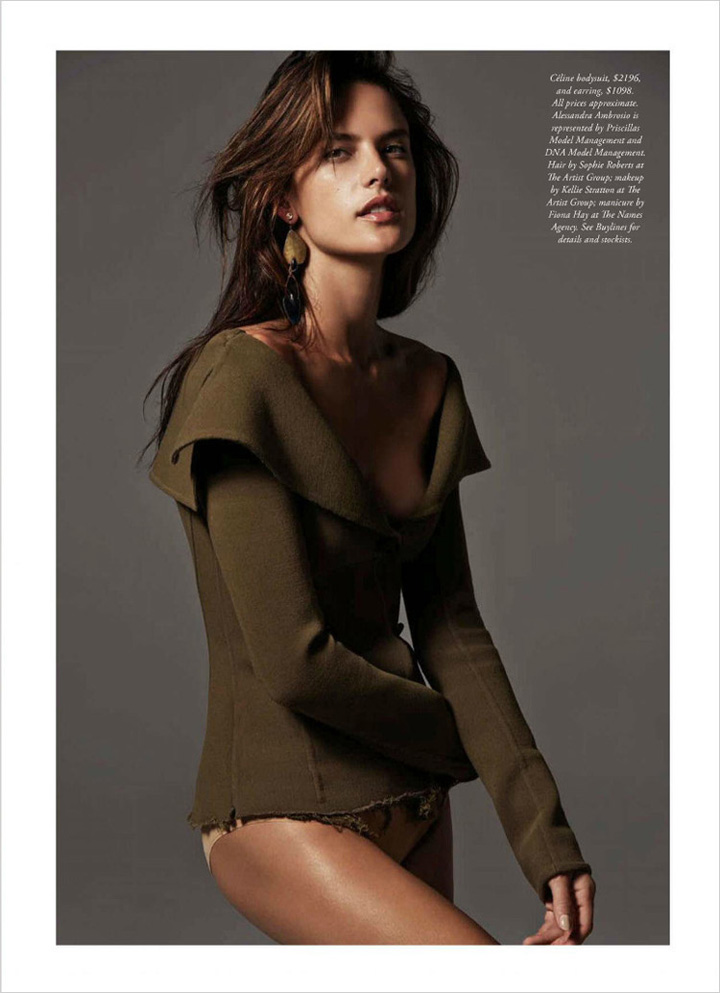 Alessandra Ambrosio《Harper’s Bazaar》澳洲版2014年10月号