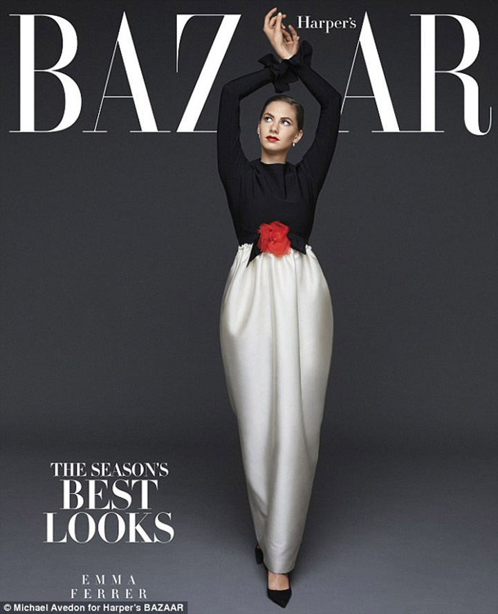 Emma Ferrer《Harper’s Bazaar》美国版2014年9月号
