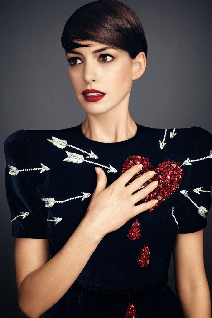 Anne Hathaway《Harper’s Bazaar》美国版2014年11月号