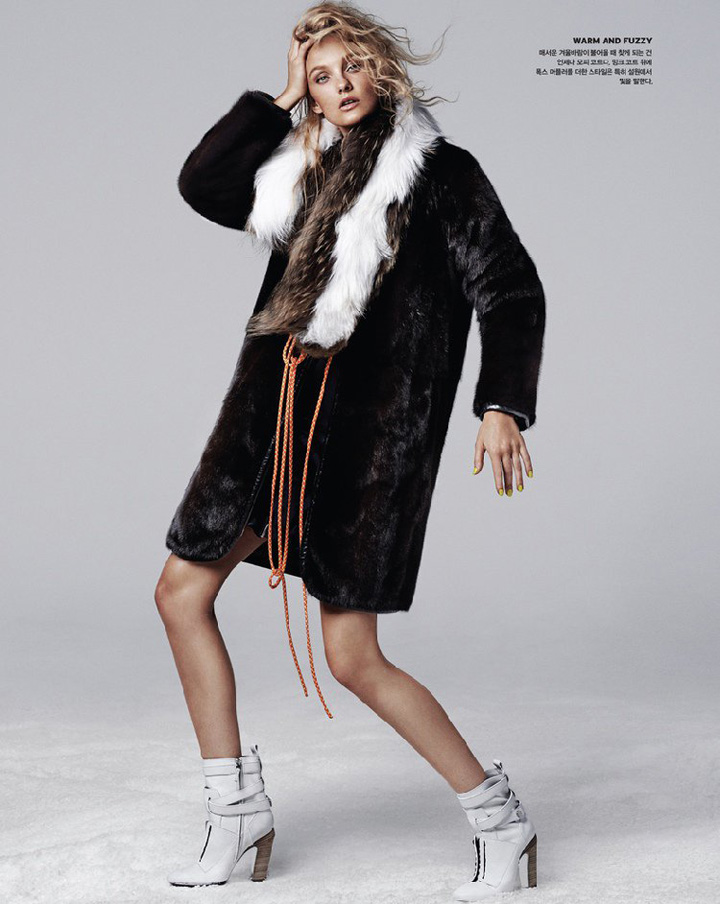 Caroline Trentini《Vogue》韩国版2014年11月号