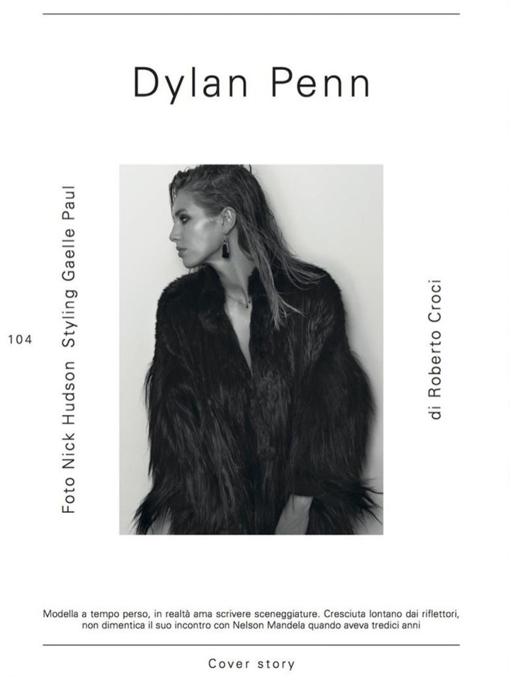 Dylan Penn《L’Officiel》意大利版2014年12月号