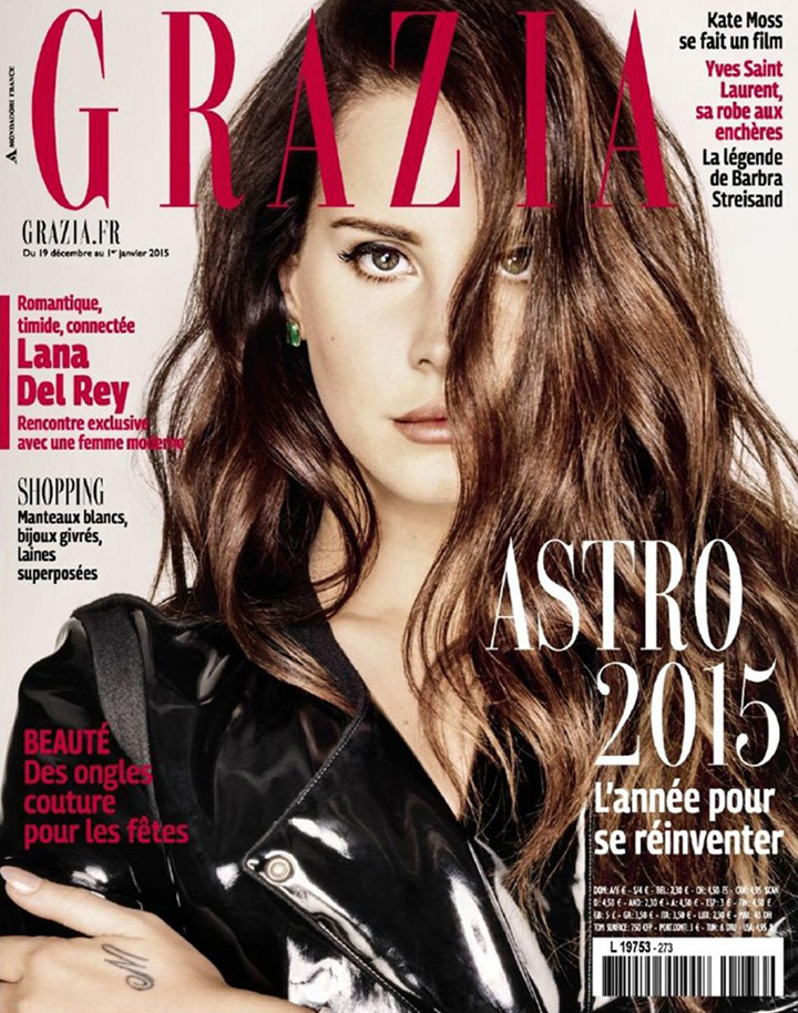 Lana Del Rey《Grazia》法国版2014年12月号