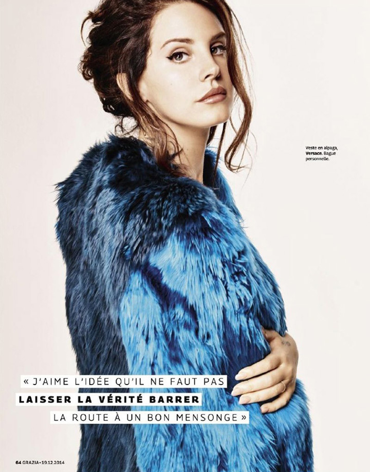 Lana Del Rey《Grazia》法国版2014年12月号