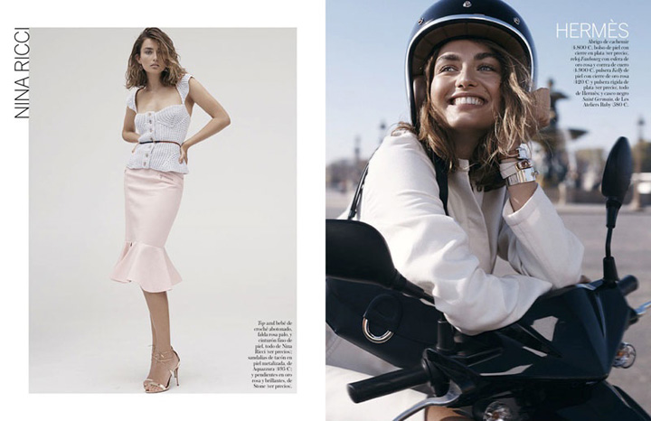Andreea Diaconu《Vogue》西班牙版2015年2月号