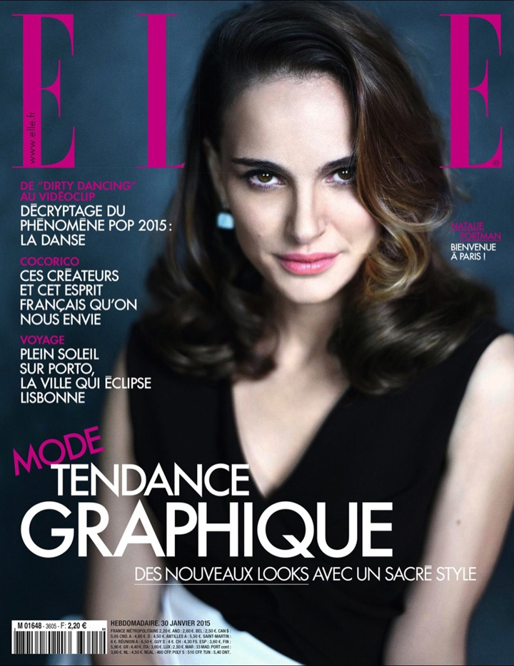 Natalie Portman《Elle》法国版2015年1月号