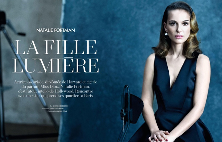Natalie Portman《Elle》法国版2015年1月号