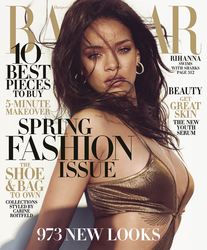 Rihanna《Harper’s Bazaar》美国版2015年3月号