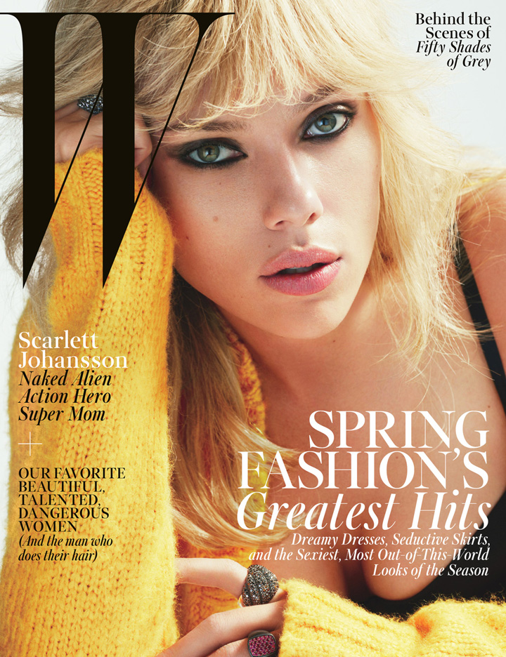 Scarlett Johansson《W》杂志2015年3月号