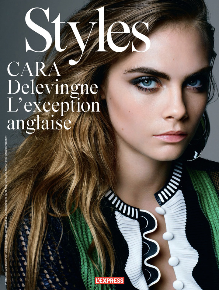 Cara Delevingne《L’Express Styles》杂志2015年4月号