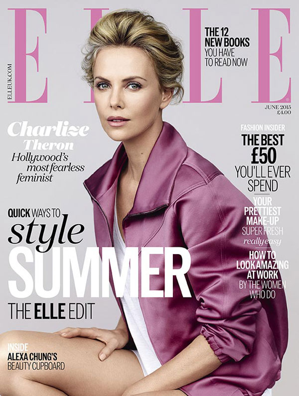 Charlize Theron《Elle》英国版2015年6月号
