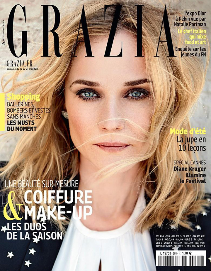 Diane Kruger《Grazia》杂志2015年5月号