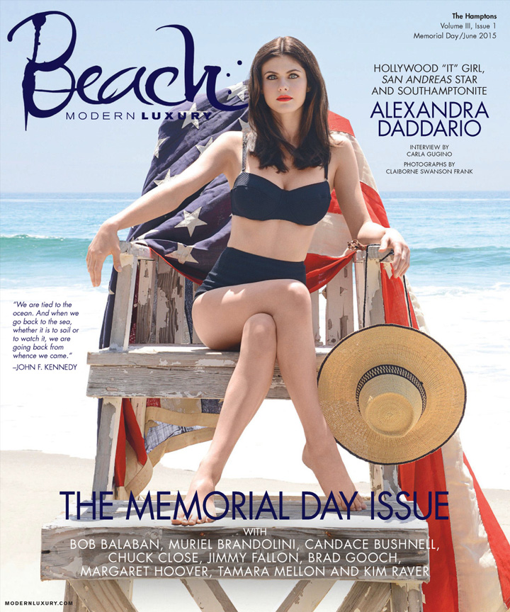 Alexandra Daddario《Modern Luxury》杂志2015年6月号