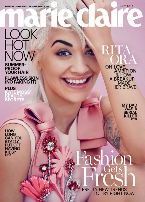 Rita Ora 登上《Marie Claire》最新封面