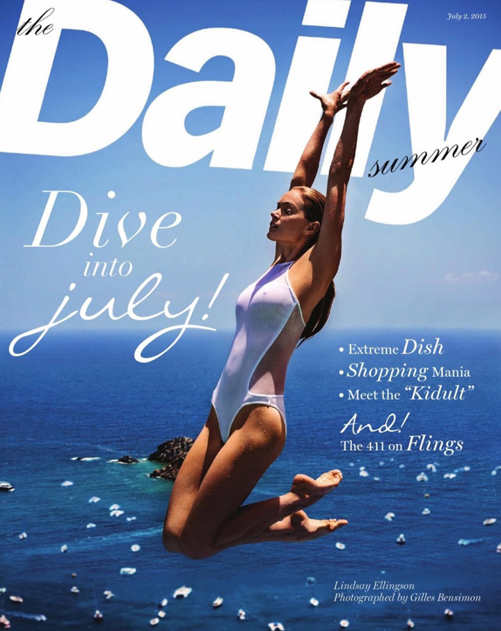 Lindsay Ellingson《The Daily Summer》杂志泳装写真