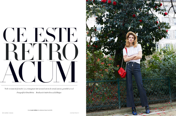 Masha Novoselova《Harper’s Bazaar》罗马尼亚版2015年7月号