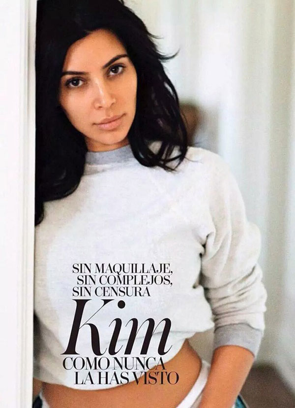Kim Kardashian《Vogue》西班牙版2015年8月号