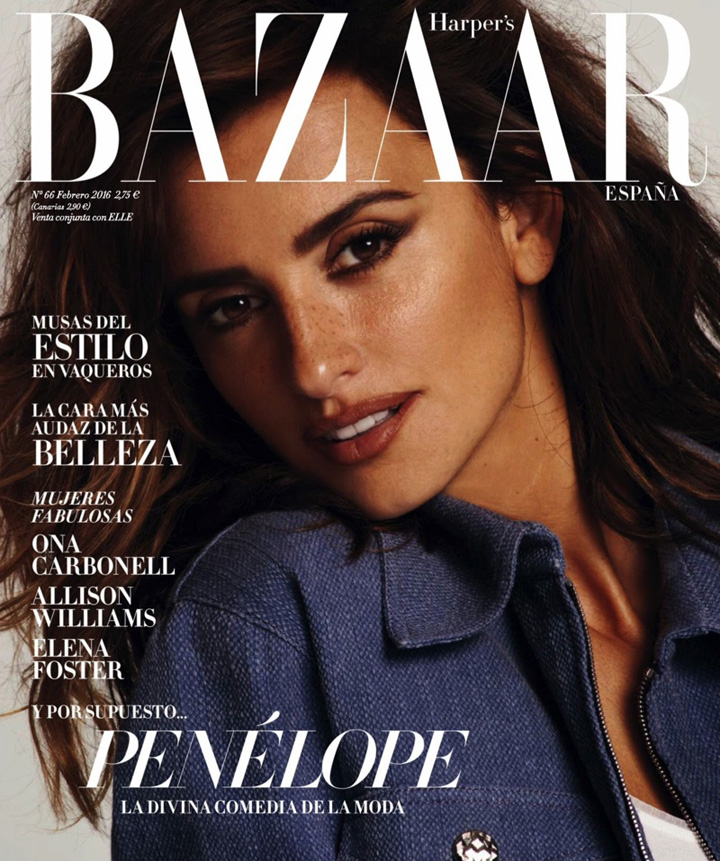 Penelope Cruz《Harper’s Bazaar》西班牙版2016年2月号