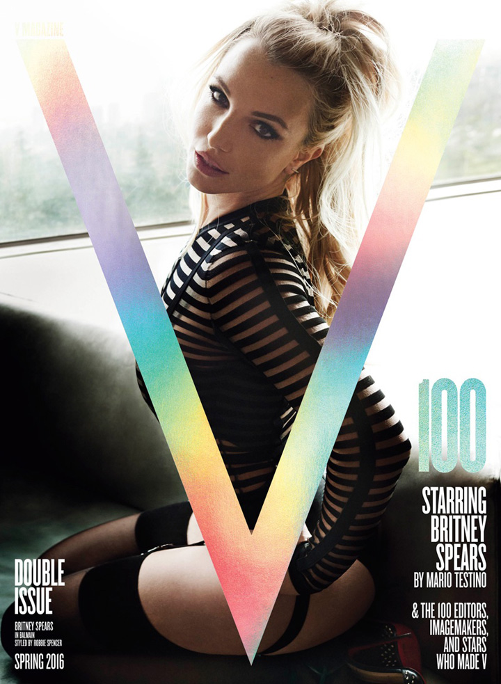 Britney Spears《V》杂志第100期